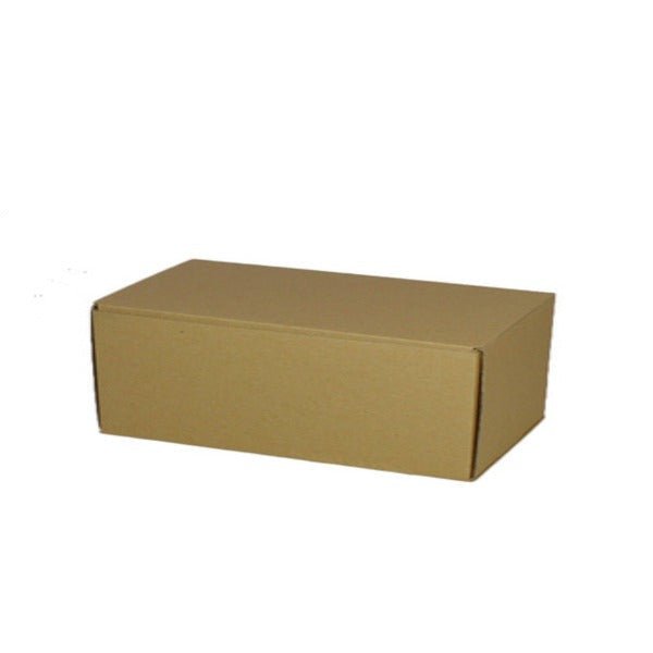 SAMPLE - E Flute - One Piece Postage & Mailing Box 10549 - Kraft Brown - PackQueen