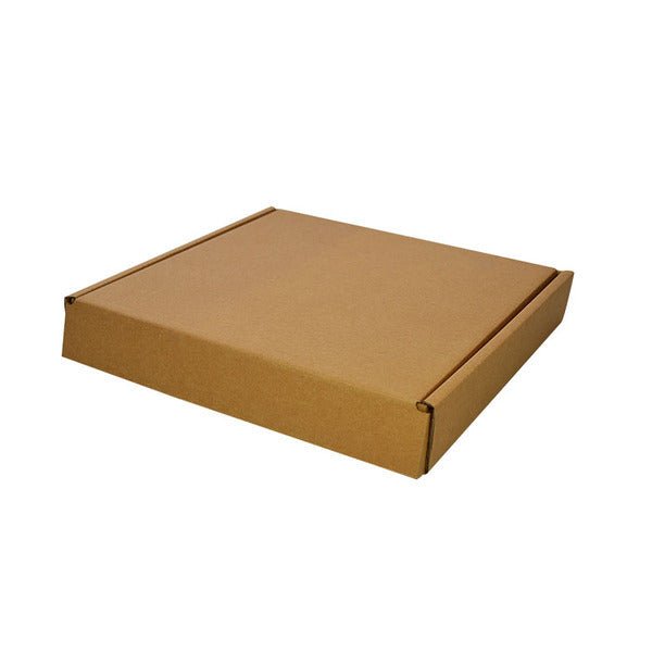 SAMPLE - E Flute - One Piece Postage & Mailing Box 15351 - Kraft Brown - PackQueen