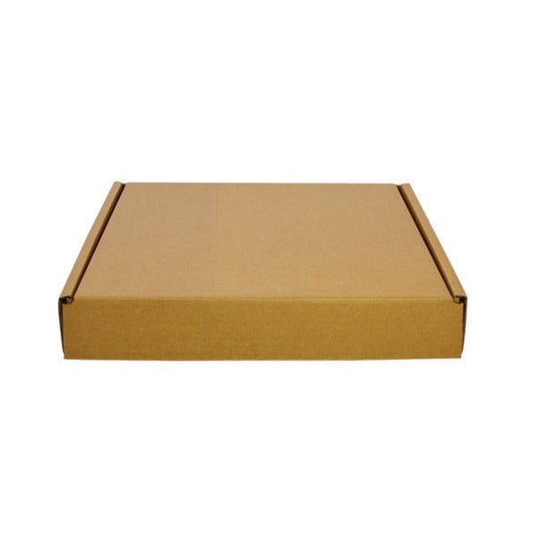 SAMPLE - E Flute - One Piece Postage & Mailing Box 18272 - Kraft Brown - PackQueen