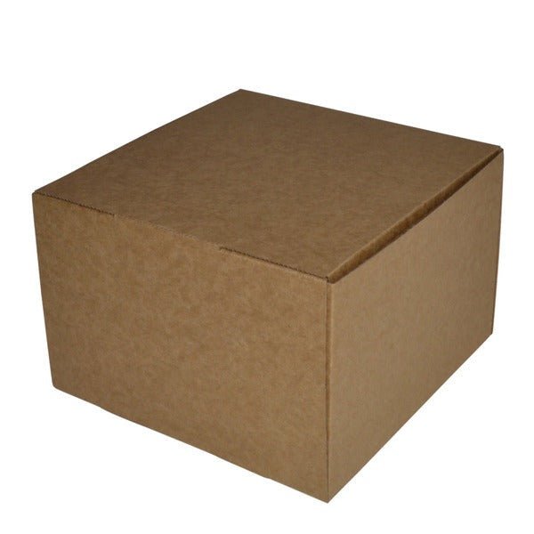 SAMPLE - E Flute - One Piece Postage & Mailing Box 20986 - Kraft Brown - PackQueen