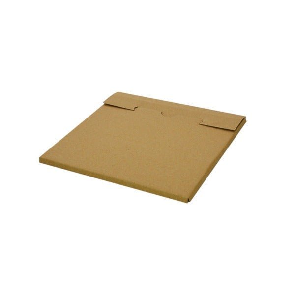 SAMPLE - E Flute - One Piece Postage & Mailing Box LP Mailer 195mm - Kraft Brown - PackQueen