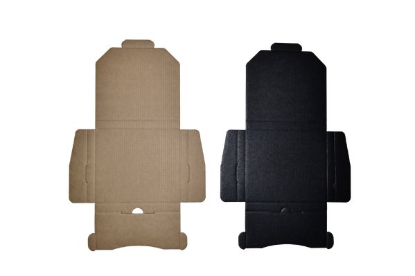 SAMPLE - E Flute - One Piece Slim Line Postage & Mailing Box 28780 - Kraft Brown - PackQueen