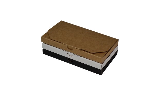 SAMPLE - E Flute - One Piece Slim Line Postage & Mailing Box 28781 - Kraft Brown - PackQueen