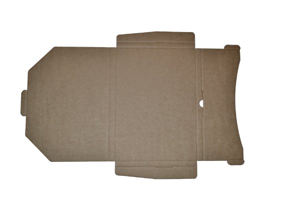 SAMPLE - E Flute - One Piece Slim Line Postage & Mailing Box 28783 - Kraft Brown - PackQueen