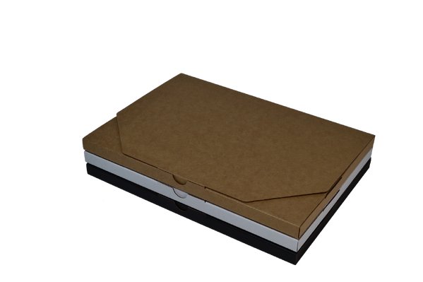 SAMPLE - E Flute - One Piece Slim Line Postage & Mailing Box 28783 - Kraft Brown - PackQueen