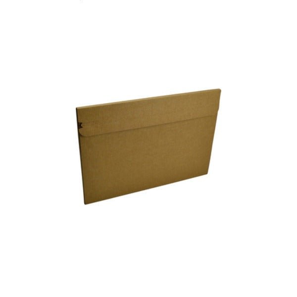 SAMPLE - E Flute - One Piece Small Mailer with Peal & Seal Tape - Kraft Brown - PackQueen