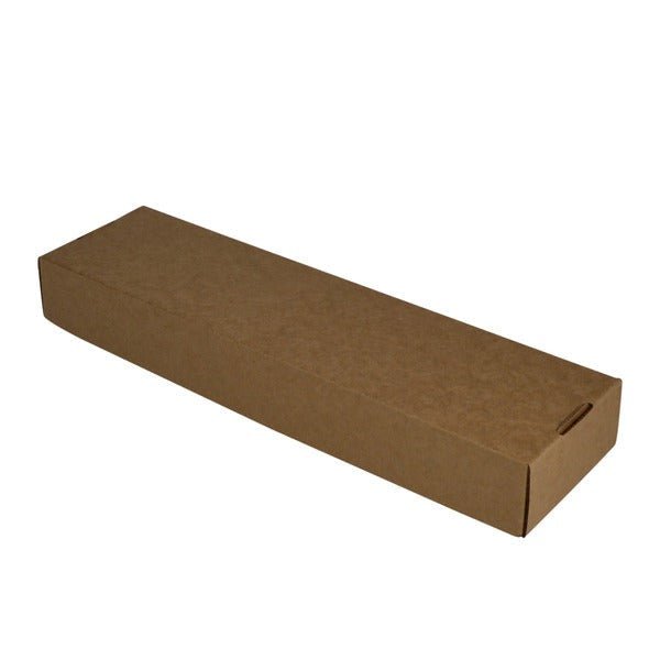 SAMPLE - E Flute - Two Piece Postage Box & Gift Box 21741 (Base & Lid) - Kraft Brown - PackQueen