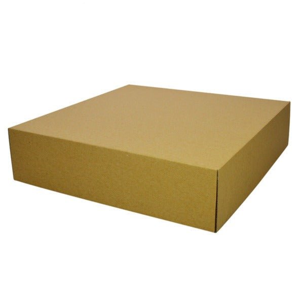 SAMPLE - E Flute - Two Piece Postage & Gift Box 6592 (Base & Lid) - Kraft Brown - PackQueen