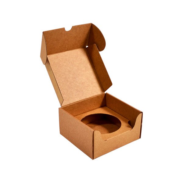 SAMPLE - Extra Large Candle 1 Tin Pack - Kraft Brown - PackQueen