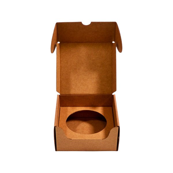 SAMPLE - Extra Large Candle 1 Tin Pack - Kraft Brown - PackQueen