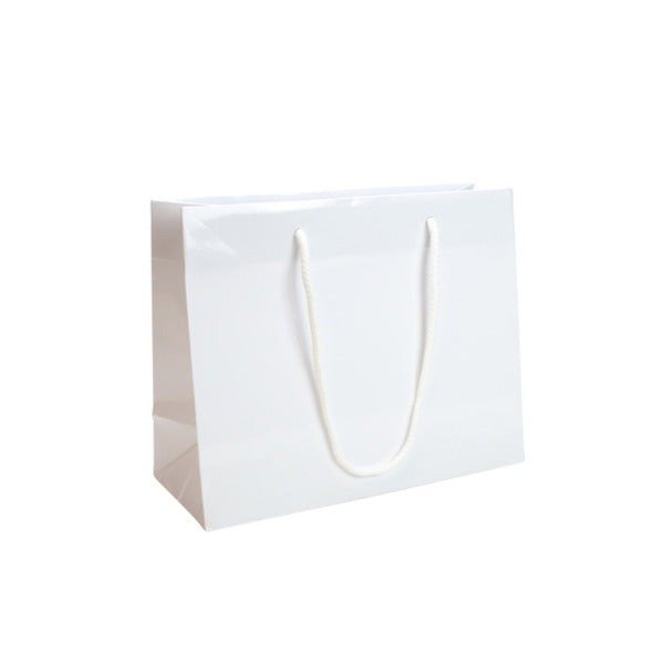 SAMPLE - Extra Small - Gloss White Euro Gift Bag - PackQueen