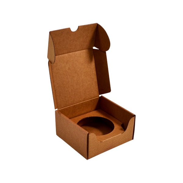 SAMPLE - Large Candle 1 Tin Pack - Kraft Brown - PackQueen