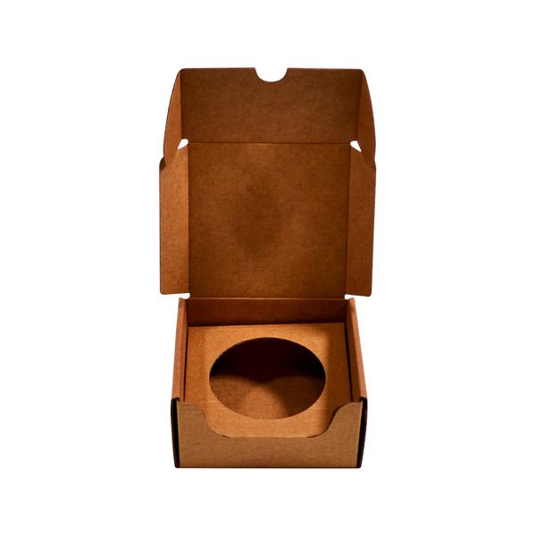 SAMPLE - Large Candle 1 Tin Pack - Kraft Brown - PackQueen