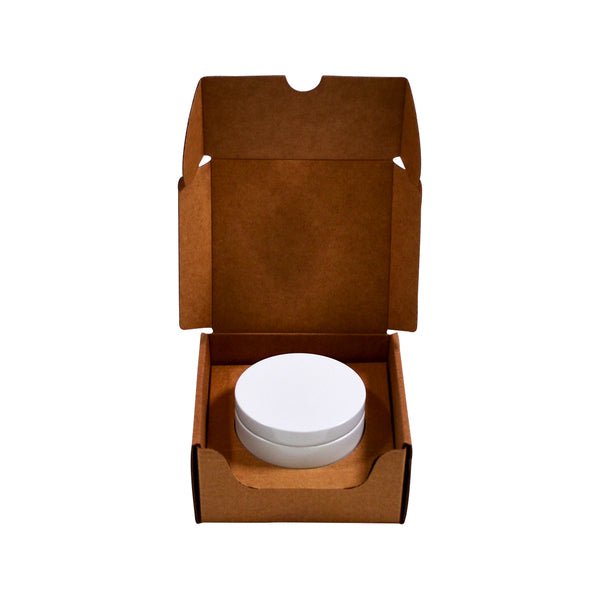 SAMPLE - Large Candle 1 Tin Pack - Kraft Brown - PackQueen