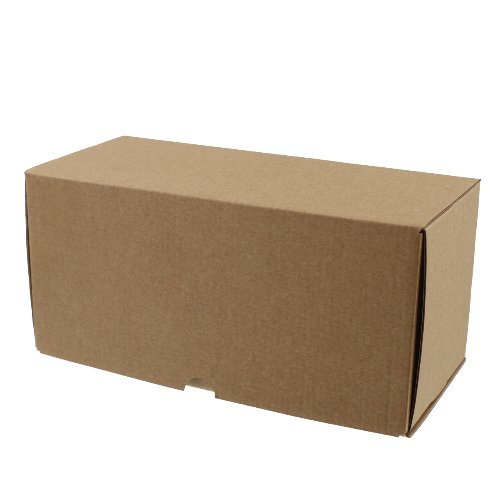 SAMPLE - Large Candle Plain Glass 2 Pack with Insert - Kraft Brown - PackQueen
