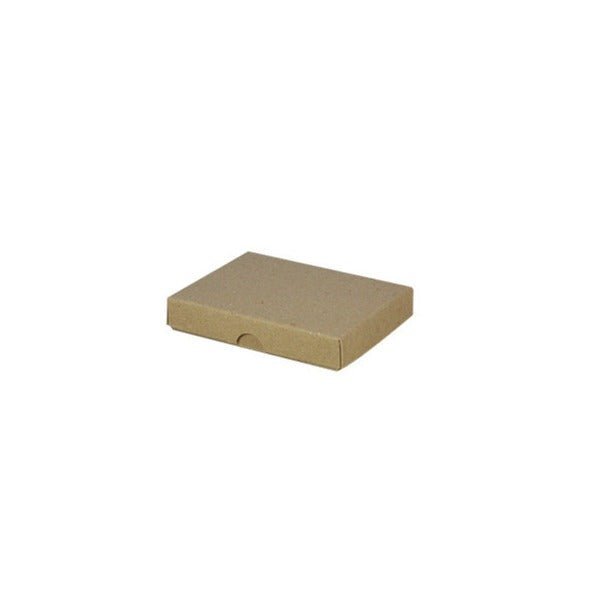 SAMPLE - Large Slim Line Jewellery Box - Recycled Brown Paperboard (285gsm) (Base & Lid) - PackQueen