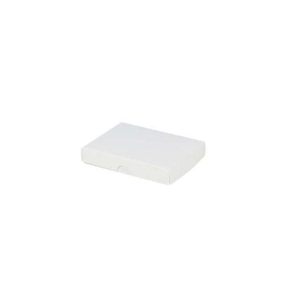 SAMPLE - Large Slim Line Jewellery Box - Smooth White Paperboard (285gsm) (Base & Lid) - PackQueen