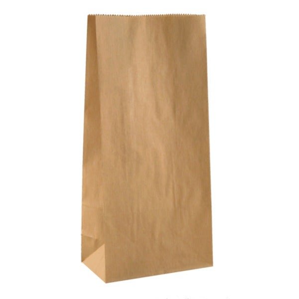 SAMPLE - Medium - Flat Bottom Brown Bag - PackQueen