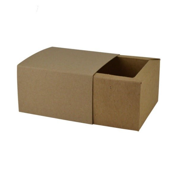 SAMPLE - Medium Slide Over Cover - Kraft Brown Paperboard (285gsm) (Base & Sleeve) - PackQueen