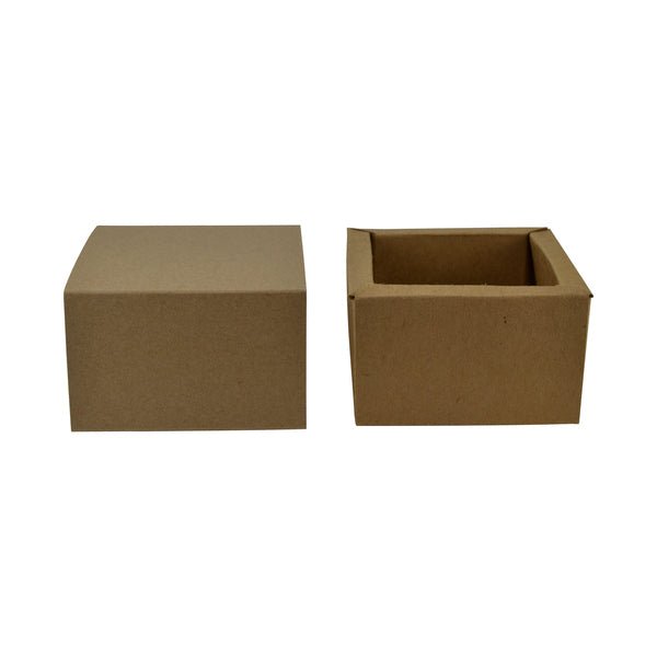 SAMPLE - Medium Slide Over Cover - Kraft Brown Paperboard (285gsm) (Base & Sleeve) - PackQueen