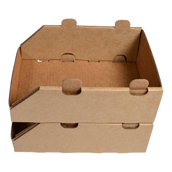 SAMPLE - Mini Stackable Storage & Bin Box 29990 - Kraft Brown - PackQueen