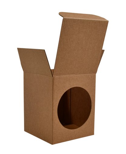 SAMPLE - One Piece Gift Mailer Box 30077 - Kraft Brown - PackQueen