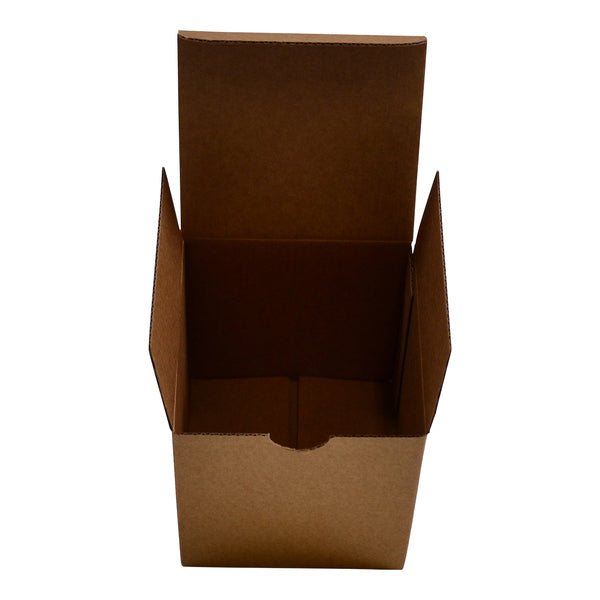 SAMPLE - One Piece Postage, Candle & Gift Box 30073 - Kraft Brown (MTO) - PackQueen