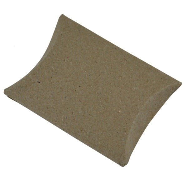 SAMPLE - Premium Pillow Pack Tiny - Recycled Brown Paperboard (285gsm) - PackQueen