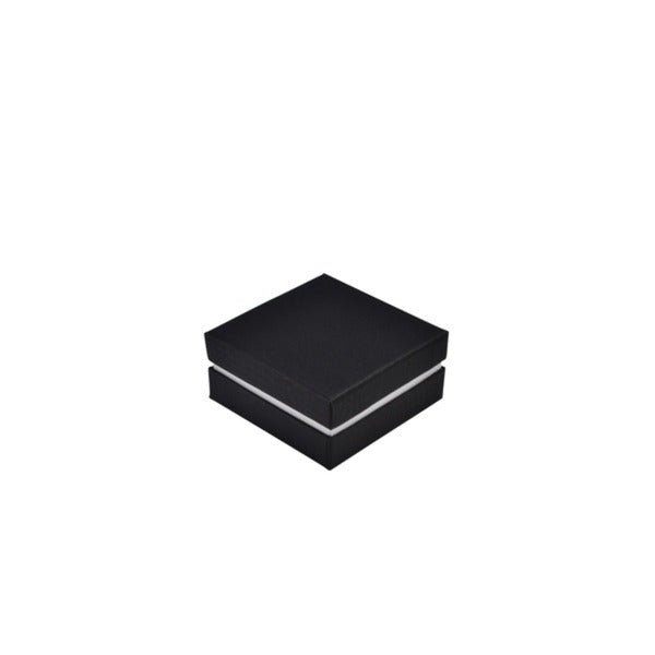 SAMPLE - Rigid Cardboard Pendant Jewellery Box - Two Tone Texture - PackQueen