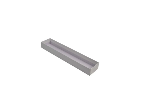 SAMPLE - Rigid Cardboard Standard Bracelet Jewellery Box - Matt White (non reversible white suede insert) - PackQueen