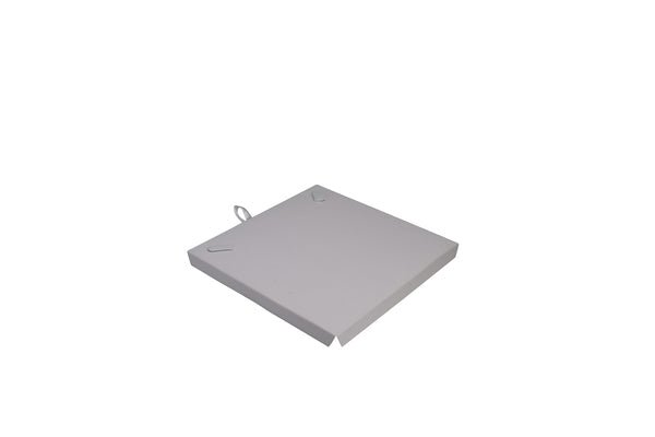 SAMPLE - Rigid Cardboard Standard Necklace Jewellery Box - Matt Black (non reversible white suede insert) - PackQueen