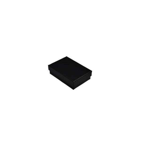SAMPLE - Rigid Cardboard Standard Pendant Jewellery Box - Matt Black - PackQueen