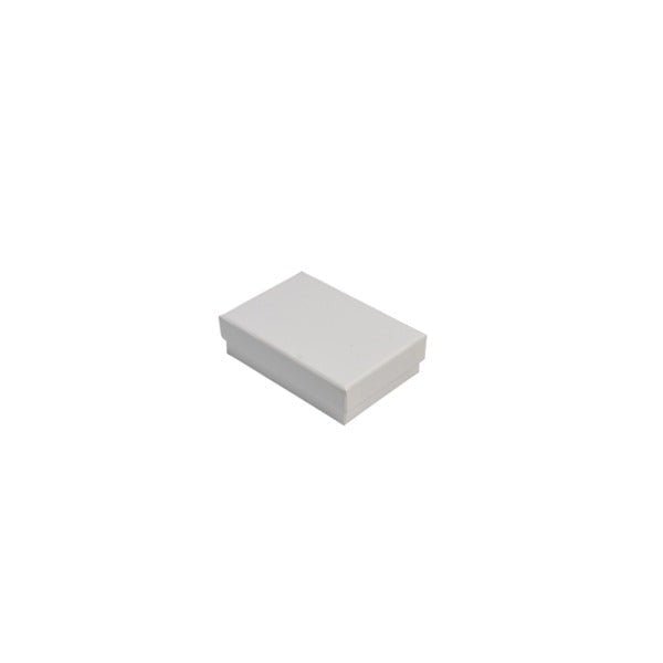 SAMPLE - Rigid Cardboard Standard Pendant Jewellery Box - Matt White - PackQueen