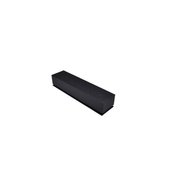 SAMPLE - Rigid Linen Bracelet Jewellery Box - Charcoal Black - PackQueen
