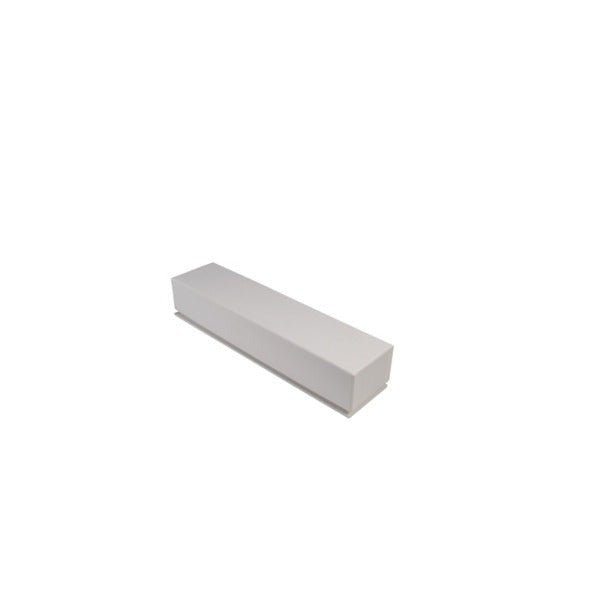 SAMPLE - Rigid Linen Bracelet Jewellery Box - White - PackQueen