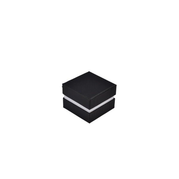 SAMPLE - Rigid Small Jewellery Box for Rings, Earrings, Pendants or Hoops - Two Tone Texture - PackQueen
