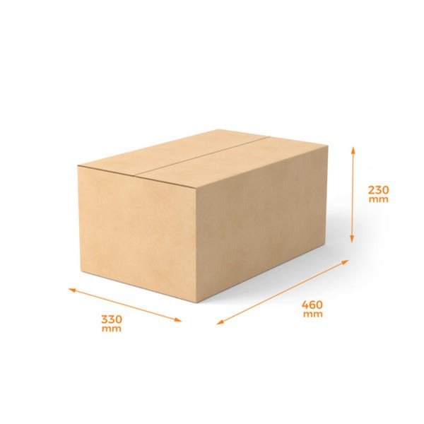 SAMPLE - RSC Shipping Carton SRA3 - Kraft Brown (460mm x 330mm x 230mm) - PackQueen