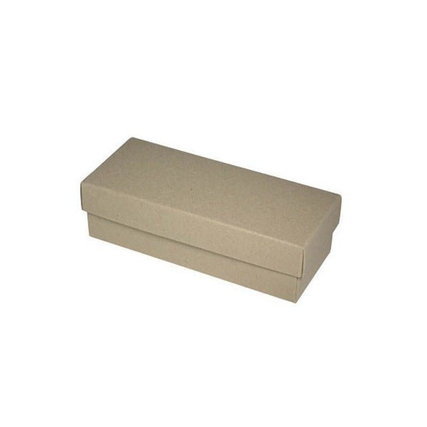 SAMPLE - Slim Line Sunglasses Gift Box - Recycled Brown Paperboard (285gsm) (Base & Lid) - PackQueen