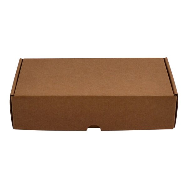 SAMPLE - Small Glass Candle 3 Danube Jar Pack with Insert - Kraft Brown - PackQueen