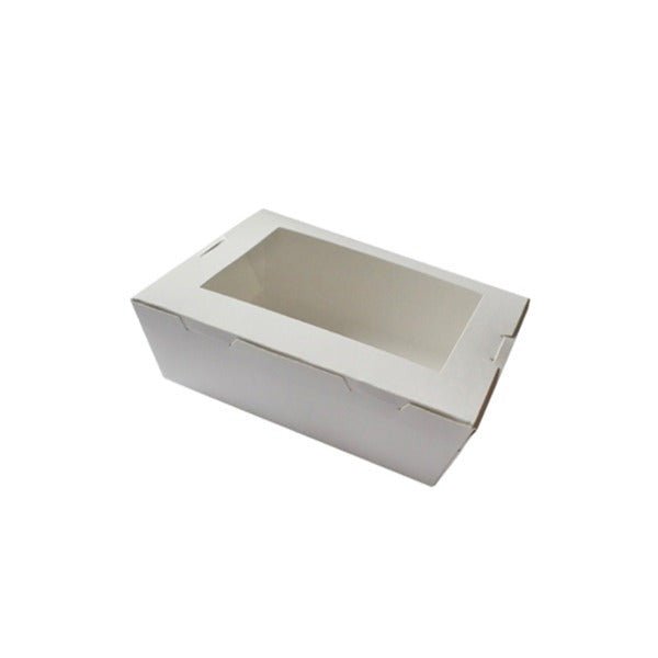 SAMPLE - Small Lunch Boxes with Window - White - PackQueen