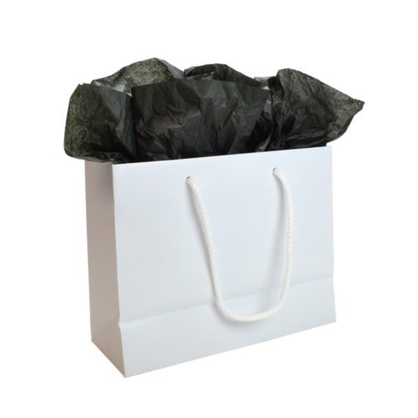 SAMPLE - Small - Matt White Laminated European Gift Bag - PackQueen