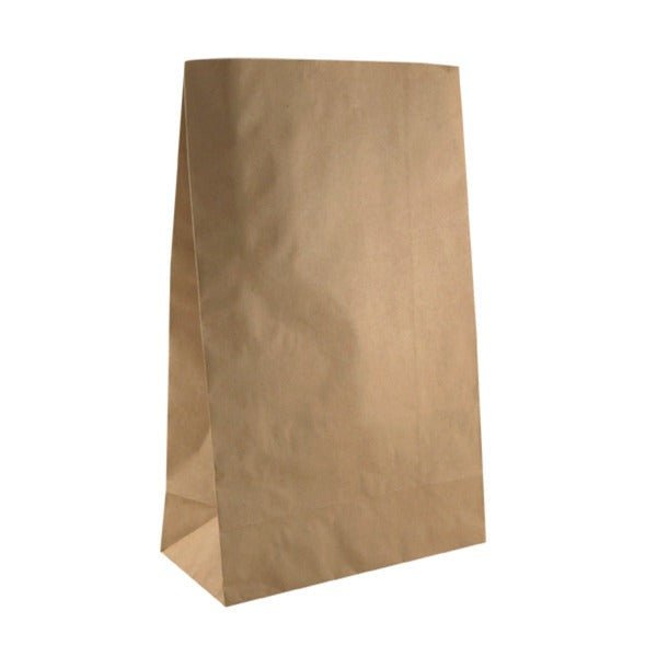 SAMPLE - Small Supermarket - Flat Bottom Brown Bag - PackQueen