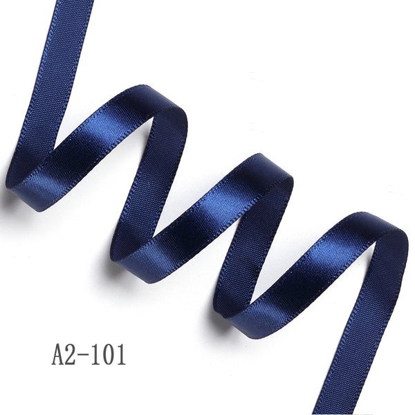 Satin Ribbon (10mm x 90metres) - Navy Blue - PackQueen