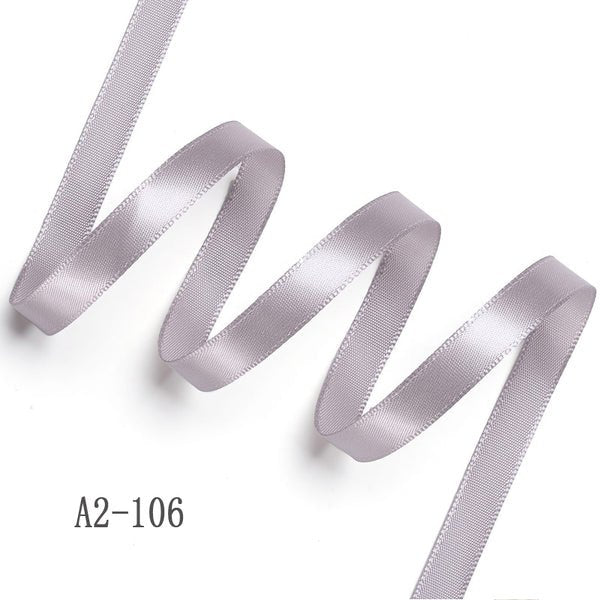 Satin Ribbon (10mm x 90metres) - Silver - PackQueen