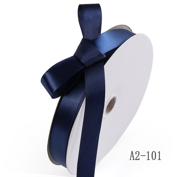 Satin Ribbon (26mm x 90metres) - Navy Blue - PackQueen