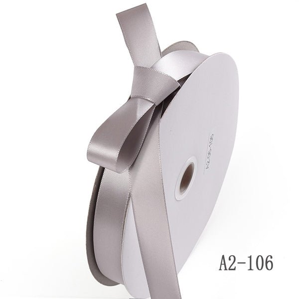 Satin Ribbon (26mm x 90metres) - Silver - PackQueen