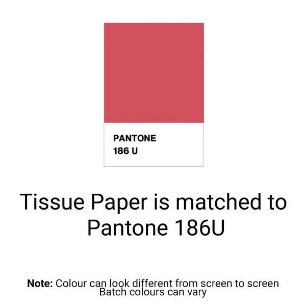 Scarlet Red Tissue Paper - Acid Free 500 x 750mm (Bulk 480 Sheets) - PackQueen