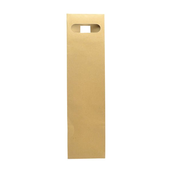 Single DC - Paper Wine Bag Kraft Brown - 100 PACK - PackQueen