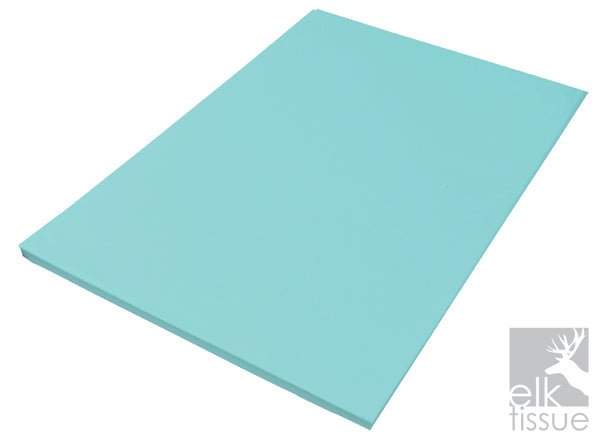 Sky Blue Tissue Paper - Acid Free 500 x 750mm (Bulk 480 Sheets) - PackQueen