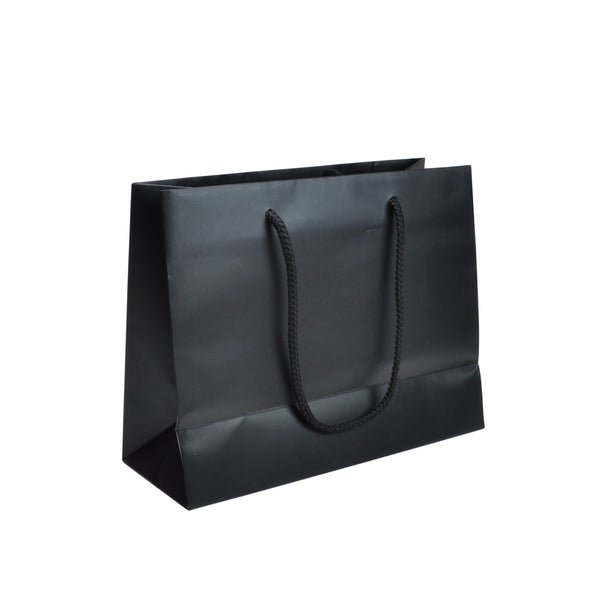 Small - Matt White Laminated European Gift Bag (200 PACK) - PackQueen